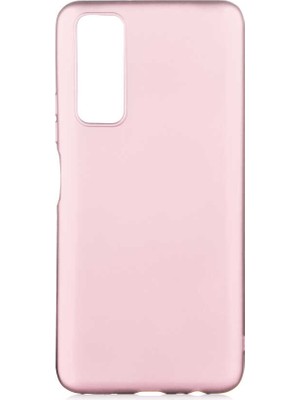 ZORE Huawei P Smart 2021 Kılıf Premier Silikon Kapak-Rose Gold