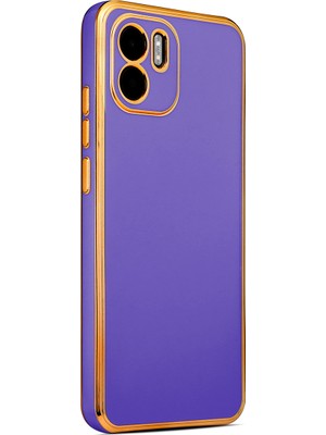 ZORE Xiaomi Redmi A1 Kılıf Bark Kapak-Derin Mor