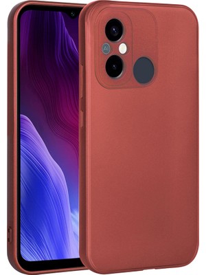 ZORE Xiaomi Redmi 12C Kılıf Premier Silikon Kapak-Kırmızı