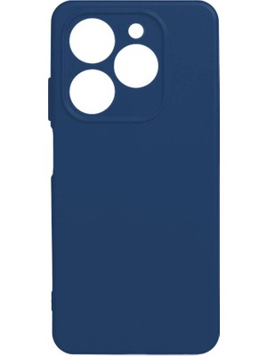 ZORE Tecno Spark 20C Kılıf Biye Silikon-Lacivert