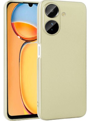ZORE Xiaomi Redmi 13C Kılıf Premier Silikon Kapak-Gold