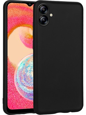ZORE Samsung Galaxy A04E Kılıf Premier Silikon Kapak-Siyah