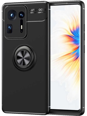 ZORE Xiaomi Mi Mix 4 Kılıf Ravel Silikon Kapak-Siyah