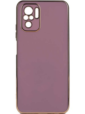 ZORE Xiaomi Redmi Note 10S Kılıf Bark Kapak-Mor