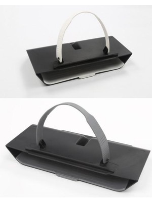 Elo Tesla Model Y Orta Ekran Altına Takılan Geniş Düzenleyici Gri, Beyaz Abs+Tpe Yüksek Kaliteli Plastik Siyah/gri ,kaymaz, Temizlemesi Kolay