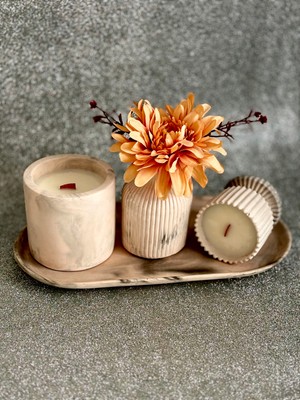 Your Dream Candle Dekoratif Kokulu Mum 4 Lü Beton Set