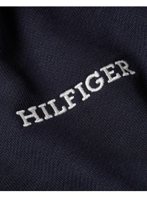 Tommy Hilfiger Kadın Mdrn Reg Gbl Stp Fullzıp Hoodıe Sweatshirt-Lacivert