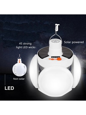 Kornea Store Solar 5 Kanatlı Kamp Lambası (K246)