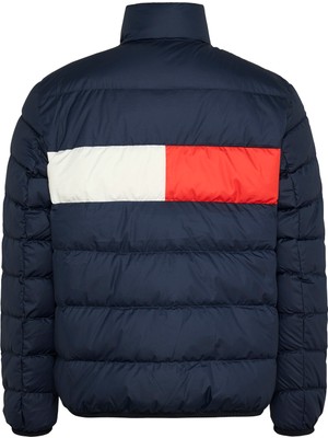 Tommy Jeans Lacivert Erkek Mont DM0DM19614C1GLT Down Flag Jacket