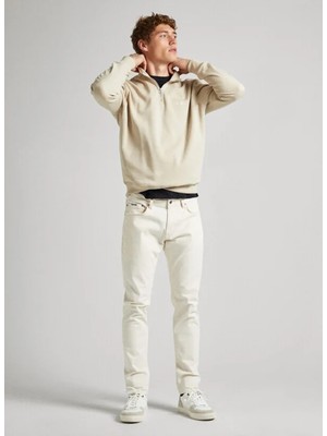 Pepe Jeans Normal Bel Tapered Fit Erkek Denim Pantolon PM207390WI5-000 Tapered Jeans