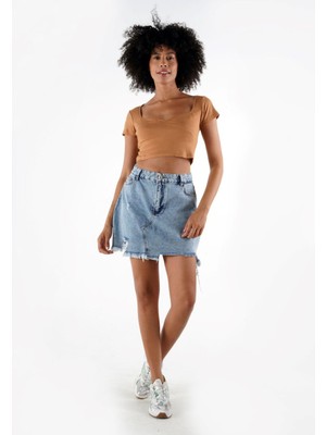 Alexander Gardi Queen Anne Yaka Crop Bluz (B24-00217)