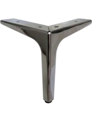 Adem Koç Plastik 12 cm Elegance Lüks Metal Mobilya Koltuk Baza Ayağı Dolap Ayağı - Tv Ünitesi Ayağı