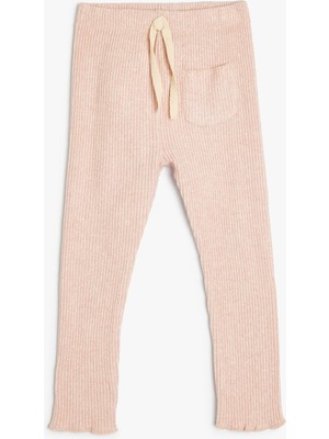 Koton Basic Kız Çocuk Tayt Yumuşak Dokulu Ribanalı Beli C Özellikli Şık Tasarım