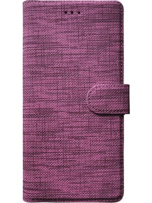 Adige General Mobile Gm5 Plus Kılıf Cüzdan Kapaklı Kartlıklı Kumaş