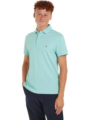 Tommy Hilfiger Erkek Polo Heren Mavi T-Shirt