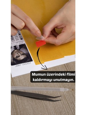 Sanat Yakın Çekim Renkler Içinde Bir Göz | Elmas Mozaik Tablo | Mozaik Puzzle | 50X50 | E20202655M