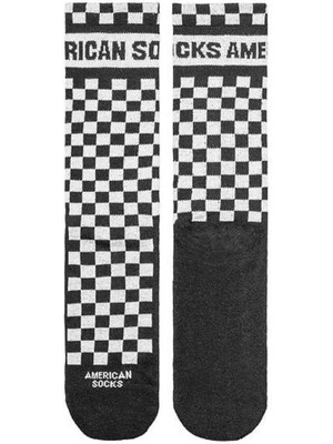 American Socks Checkerboard Mid High Çorap AS141