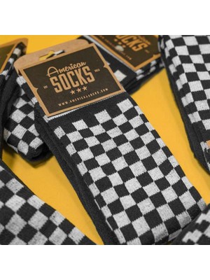 American Socks Checkerboard Mid High Çorap AS141