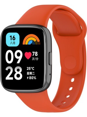 PSGT Xiaomi Redmi Watch 3 Active Uyumlu Kordon Spor Şık Tasarım Yumuşak Jel Silikon Kayış