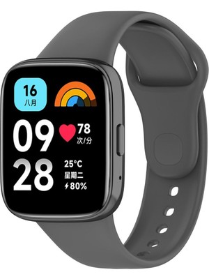 PSGT Xiaomi Redmi Watch 3 Active Uyumlu Kordon Spor Şık Tasarım Yumuşak Jel Silikon Kayış