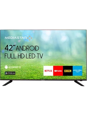 Mediastar 42" 106 Ekran Android Uydulu Wifi HD LED TV