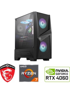 MSI 8 GB Rtx 4060 – Gaming Pc Ddr5 -Ryzen 7 7800X3D – 32GB Ddr5 Ram – 1 Tb M.2 SSD – Sıvı Sogutmalı