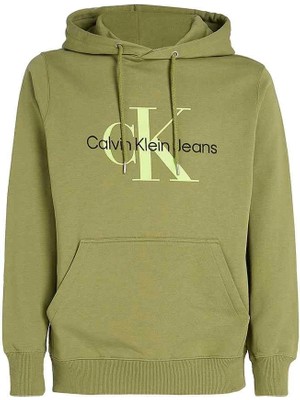 Calvin Klein Erkek Siyah Hooedie Kapüşonlu Sweatshirt