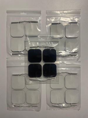 Tıpteknik Market 5 Paket 20 Adet 5x5 cm Tens Elektrod Pedi Hafif ve Dayanıklı Yapışkanlı Köpük Yüzey