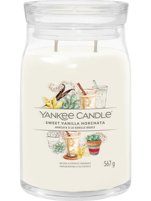 Yankee Candle Sweet Vanilla Horchata Signature Büyük Mum