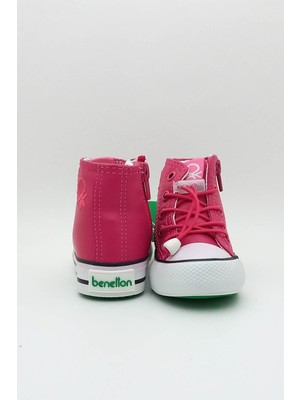 Benetton Benetton Bn-30811 Çocuk Spor Ayakkabı-Fuşya