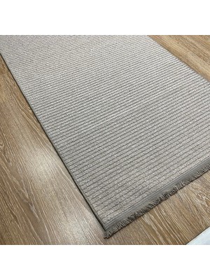 Vizon Rengi Kırçıllı Desen Halı - Konforlu & Yıkanabilir Kilim - Hoom Rugs Retro 6204