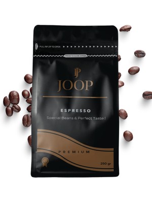 Joop Coffee %100 Arabica Premium Espresso Çekirdek Kahve 250 gr