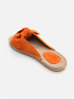 Su Espadril Fiocco Turuncu Kadın Espadril Terlik