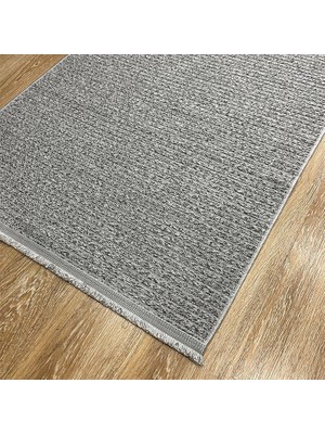 Gri & Kırçıllı Desen Halı - Modern Salon Ve Koridor Halısı - Hoom Rugs Retro 6204