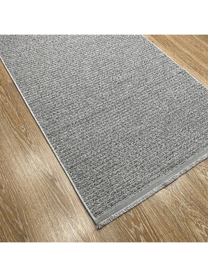 Gri & Kırçıllı Desen Halı - Modern Salon Ve Koridor Halısı - Hoom Rugs Retro 6204