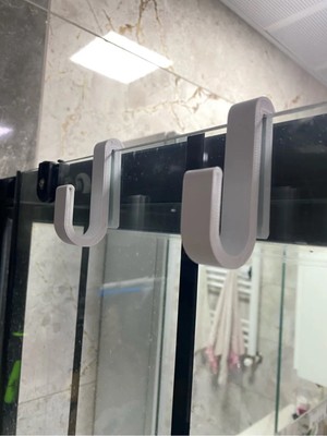 Devotech Beyaz Duşakabin Askısı ve Banyo Havlu Askısı 4 Adet Yüksek Isı Dayanıklı Malzeme