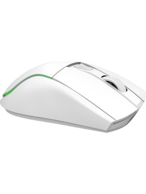 Pusat Reflex Ultra 16000 Dpı 400 IPS Yüksek Performanslı Kablosuz Rgb Oyuncu Mouse- Beyaz