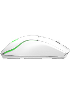 Pusat Reflex Ultra 16000 Dpı 400 IPS Yüksek Performanslı Kablosuz Rgb Oyuncu Mouse- Beyaz