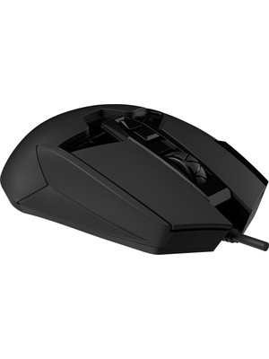 Pusat Reflex Force 18000 Dpı OLED Ekranlı Yüksek Performanslı Rgb Oyuncu Mouse-Siyah