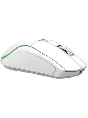 Pusat Reflex Pro 16000 Dpı 400 IPS Yüksek Performanslı Kablosuz Rgb Oyuncu Mouse- Beyaz