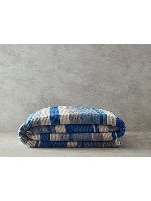 English Home Striped 4 Mevsim Tek Kişilik Battaniye