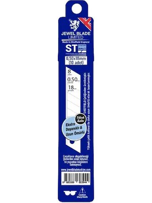 Jewel Maket Bıçağı Yedeği (10'lu) (Made In England)