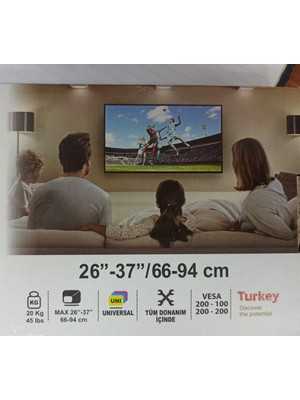 Suntel St-32 26-37" / 66-94 Cmtv Askı Aparatı