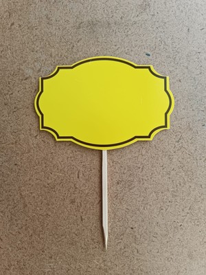 Cys Etiket Cys -1047 Sarı Pvc Yazılıp Silinir Şarküteri Kasap Pastane Reyon Etiketi