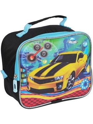 GENC DIJITAL BASKI Sarı Kamara Model Arabalı Termal Beslenme Çantası