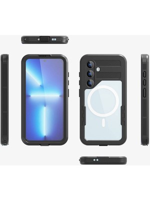 Fogy Galaxy S24 Kılıf 360 Koruma Su Geçirmez Toz Geçirmez Tam Koruma Magsafe Uyumlu Kapak