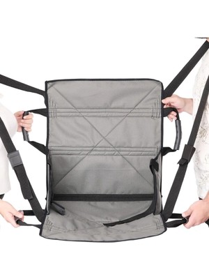 Demans Life Hasta Taşıma Kaldırma Transfer Sedyesi Koltuğu Omuz Destek Aparatlı Gri 90 kg ve Altı Için