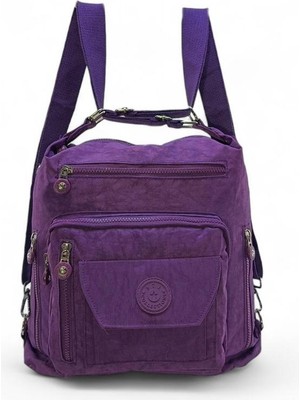 Baginn Fonksiyonel Kullanım Kadın Sırt ve Omuz Çantası Çapraz Askılı Bayan Çanta 30*30 cm