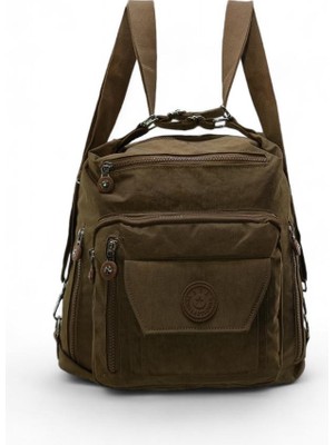 Baginn Fonksiyonel Kullanım Kadın Sırt ve Omuz Çantası Çapraz Askılı Bayan Çanta 30*30 cm