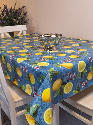 Başak Ev Tekstili Muşamba - Desenli Silinebilir Masa Örtüsüelyaflı Pvc